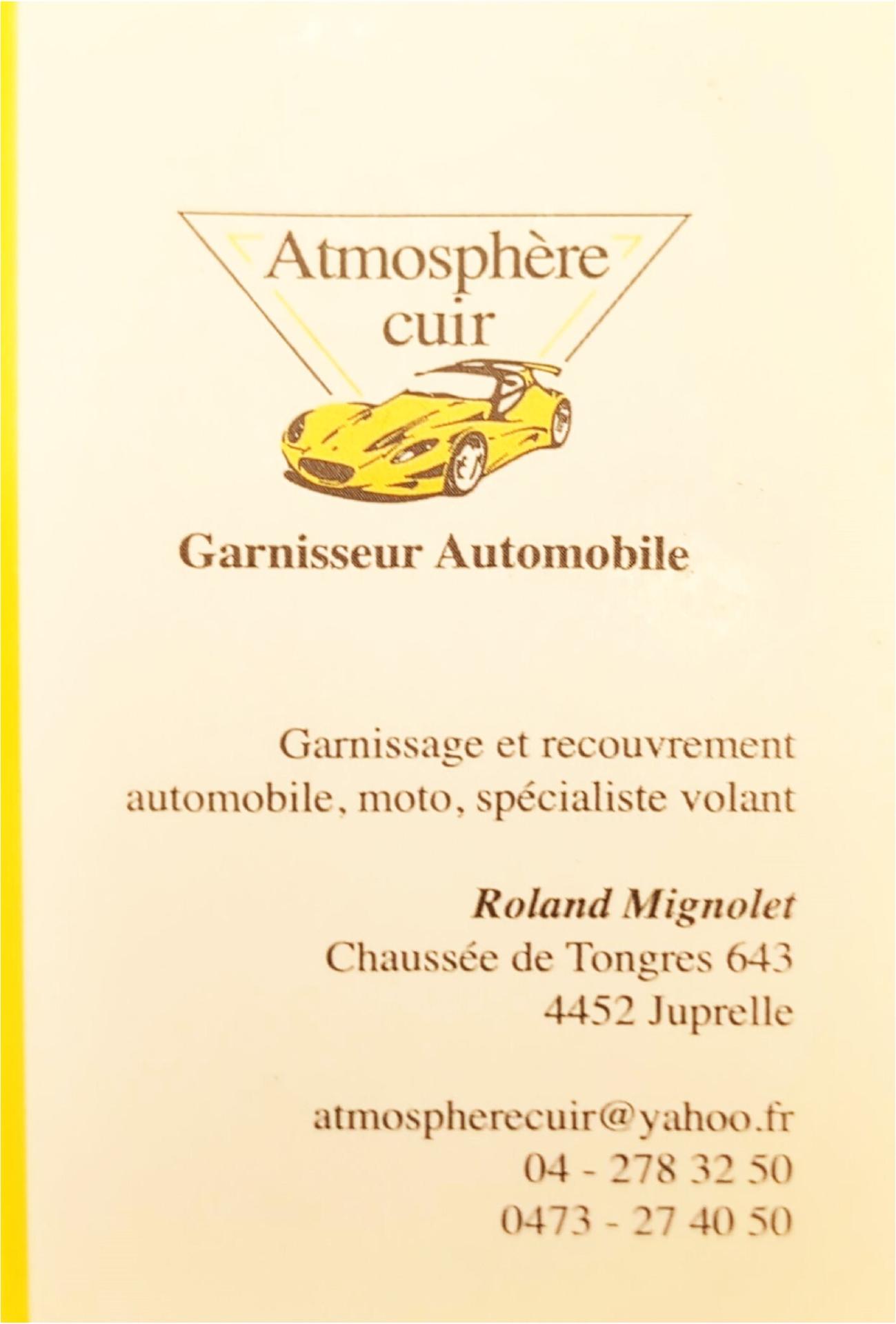 Atmosphère Cuir  Garnisseur Automobile